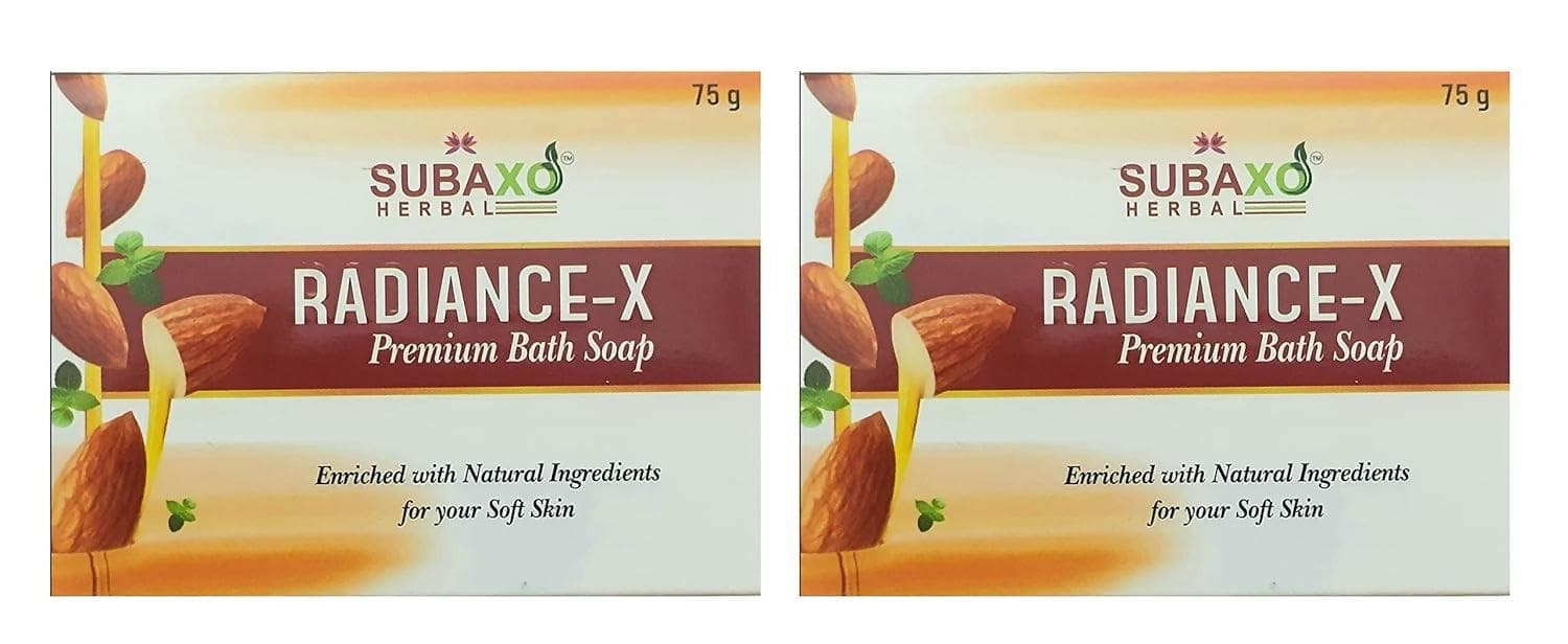 SUBAXO Radiance-x Bath Soap Duo Soft & Glowing Skin (2x75g) - HalfPe