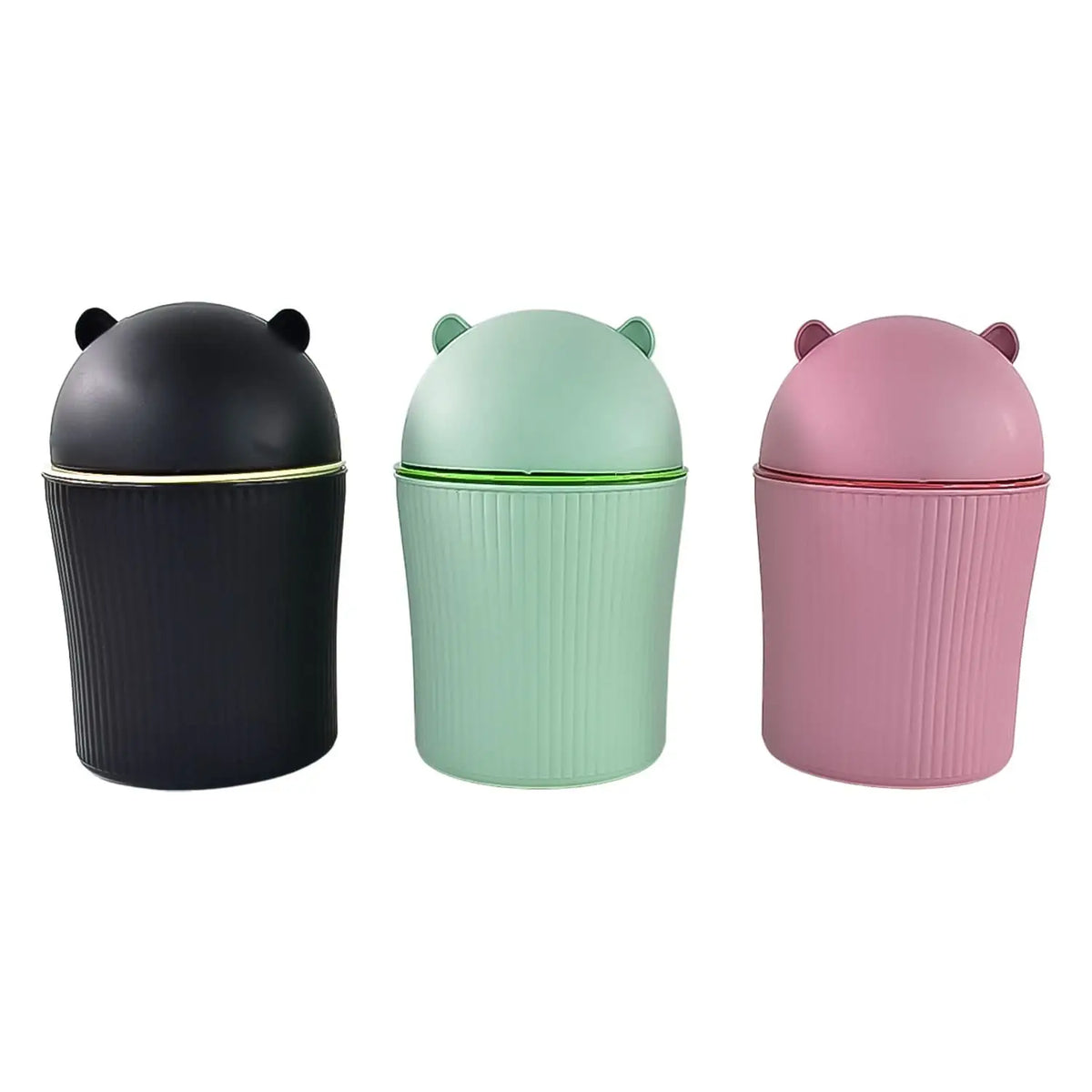 Apex Mini Tabletop Dustbin (1 Pc  1200 Ml  Mix Color) HP DD