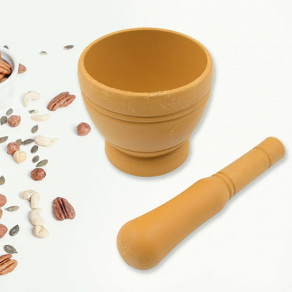 Mortar & Pestle Set – Traditional Spice Grinder for Kitchen & Herbs