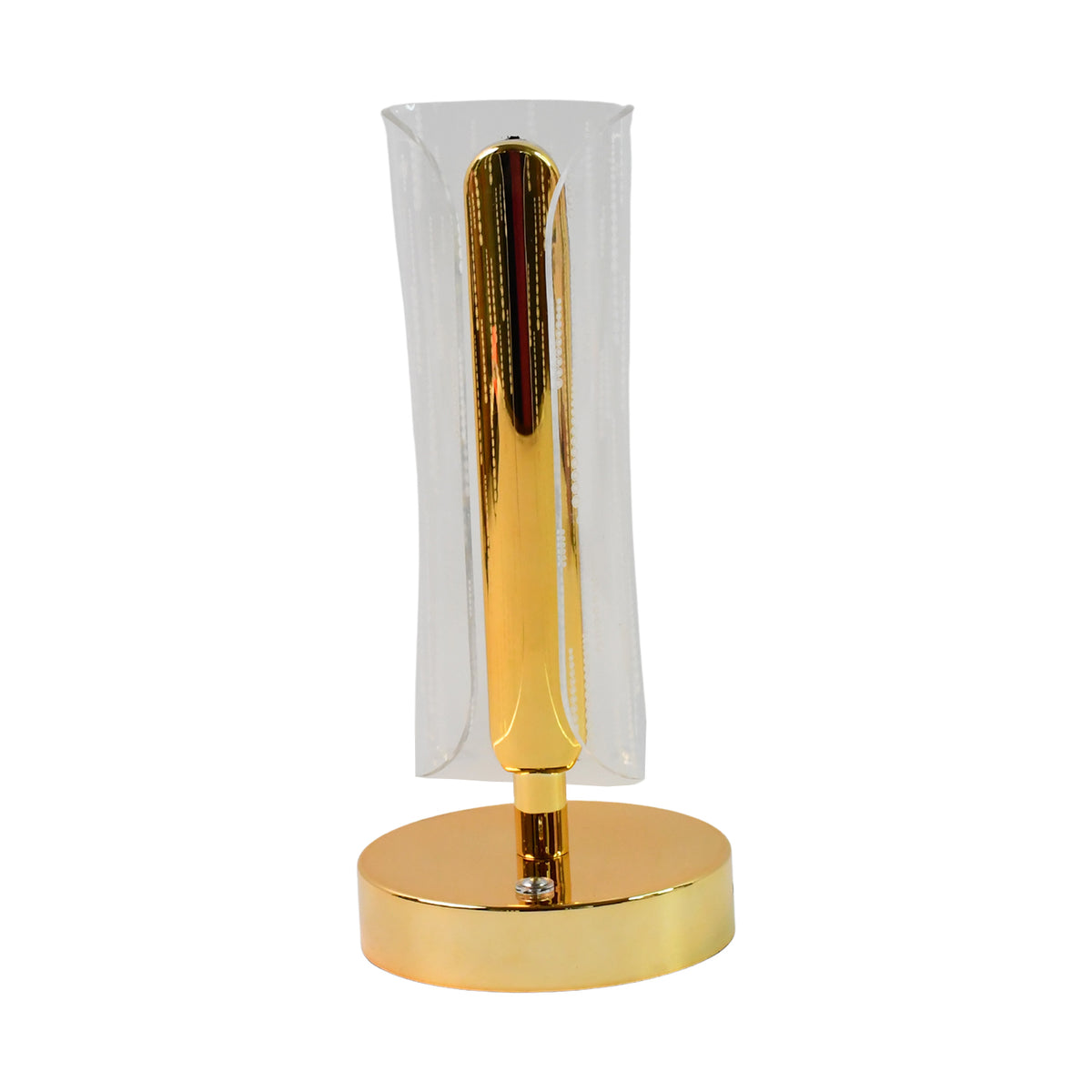 Luxury Tall Cylinder Shape Crystal Table Lamp (1 Pc)