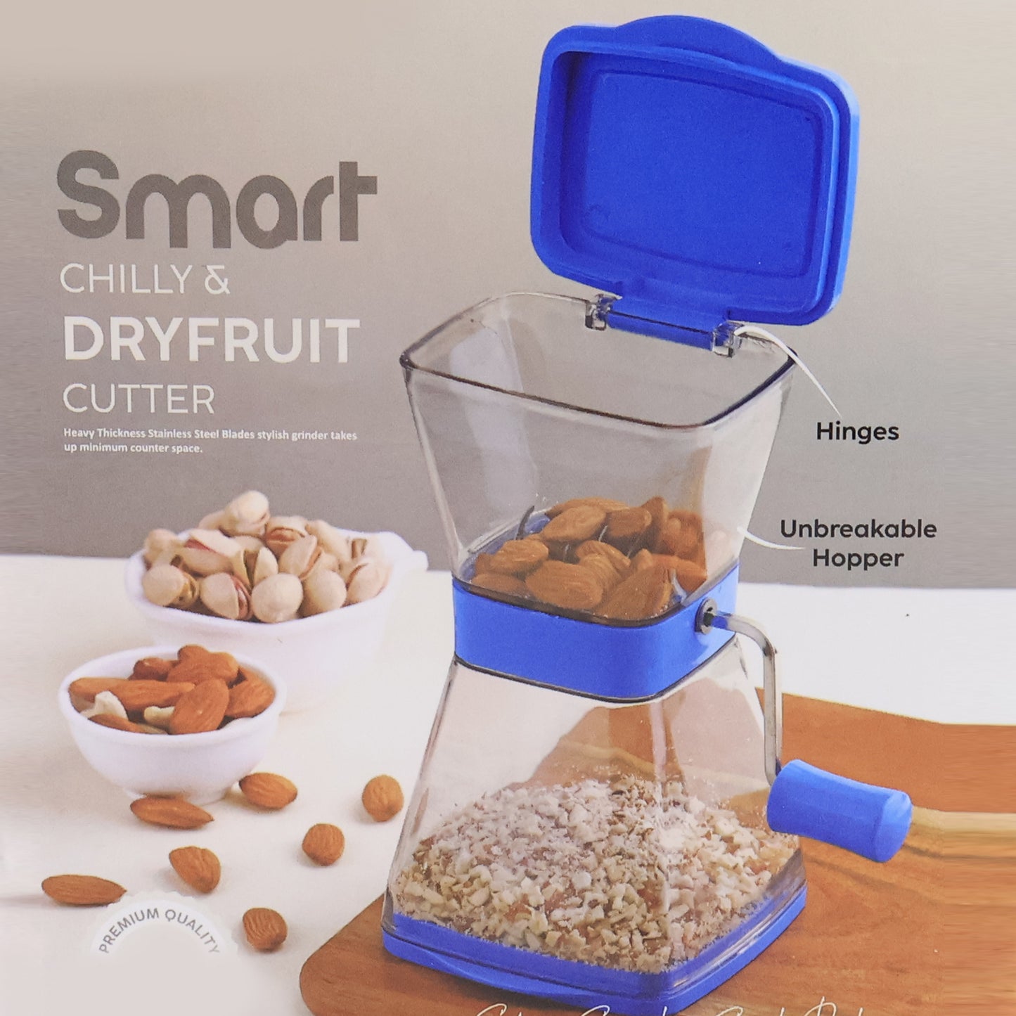 Supermom Manual Cutter With Blades And Locking Lid (1 Pc)