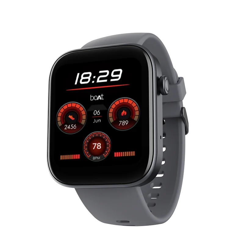 boAt Wave Call 2 Smartwatch with 1.83” HD Display & BT Calling – Warm Grey Halfpe Deals