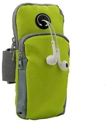 Sports Running Riding Phone Arm Bag Holder (Green)