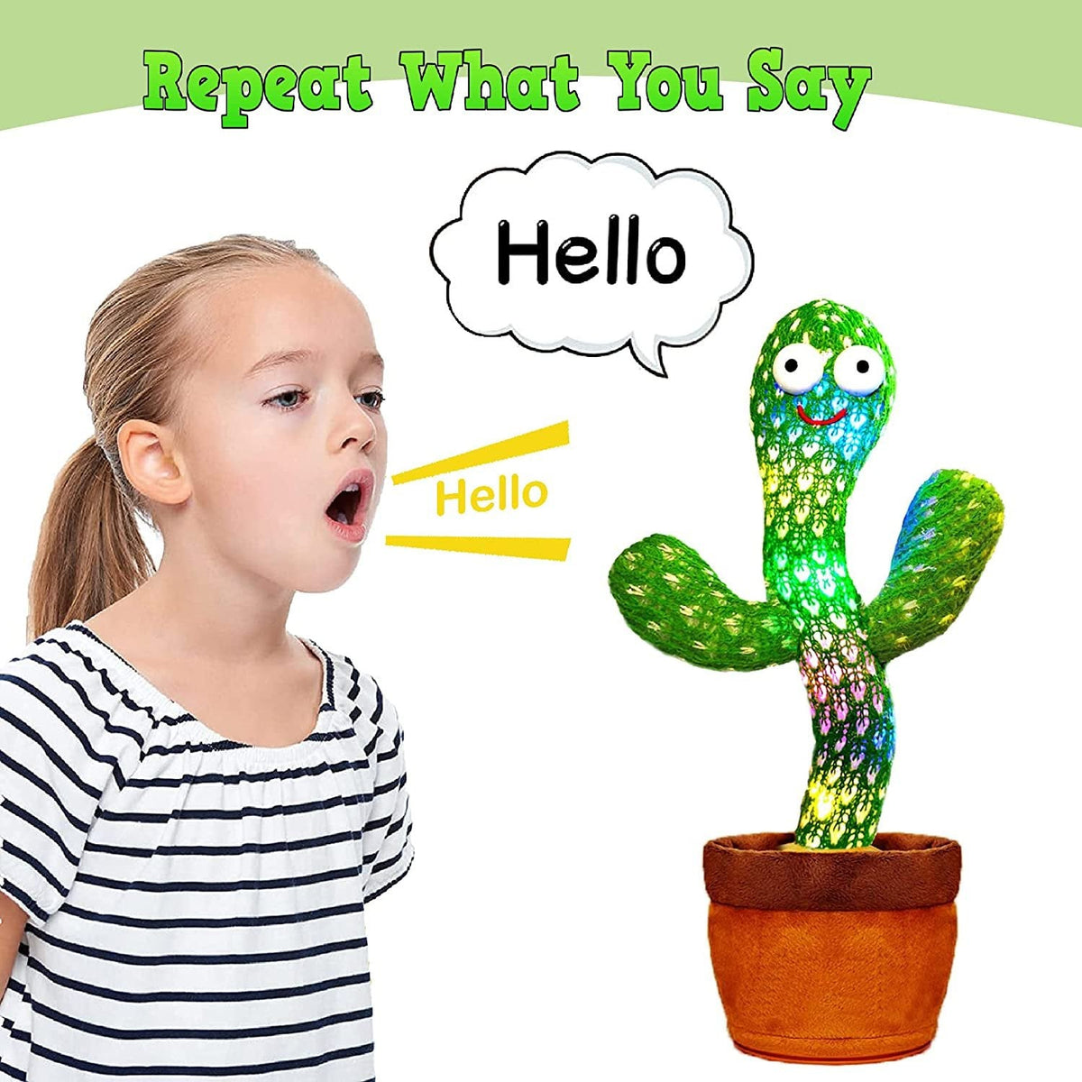 Dancing Cactus Toy for kids HP DD