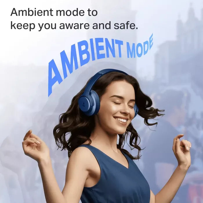 boAt Rockerz 512 ANC, BEAST Mode, ENx Tech, App Support Bluetooth (Multicolor)