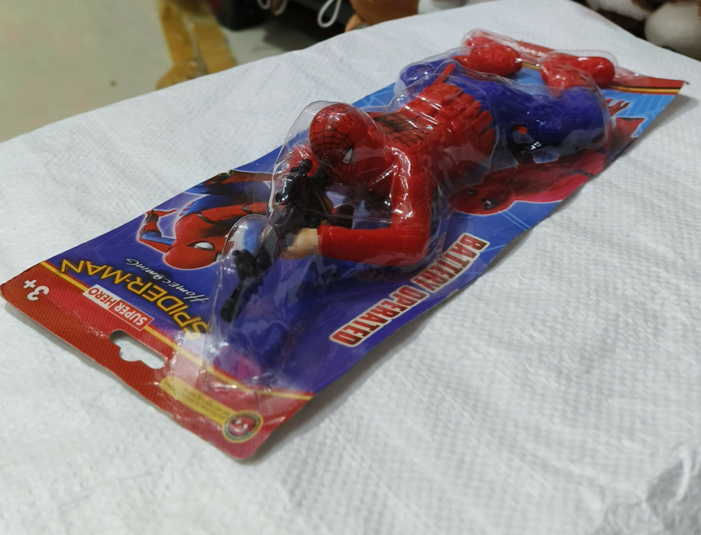 Spiderman Crawling Action Toy Gun with Lights & Sound - Fun for Kids (3+ years)