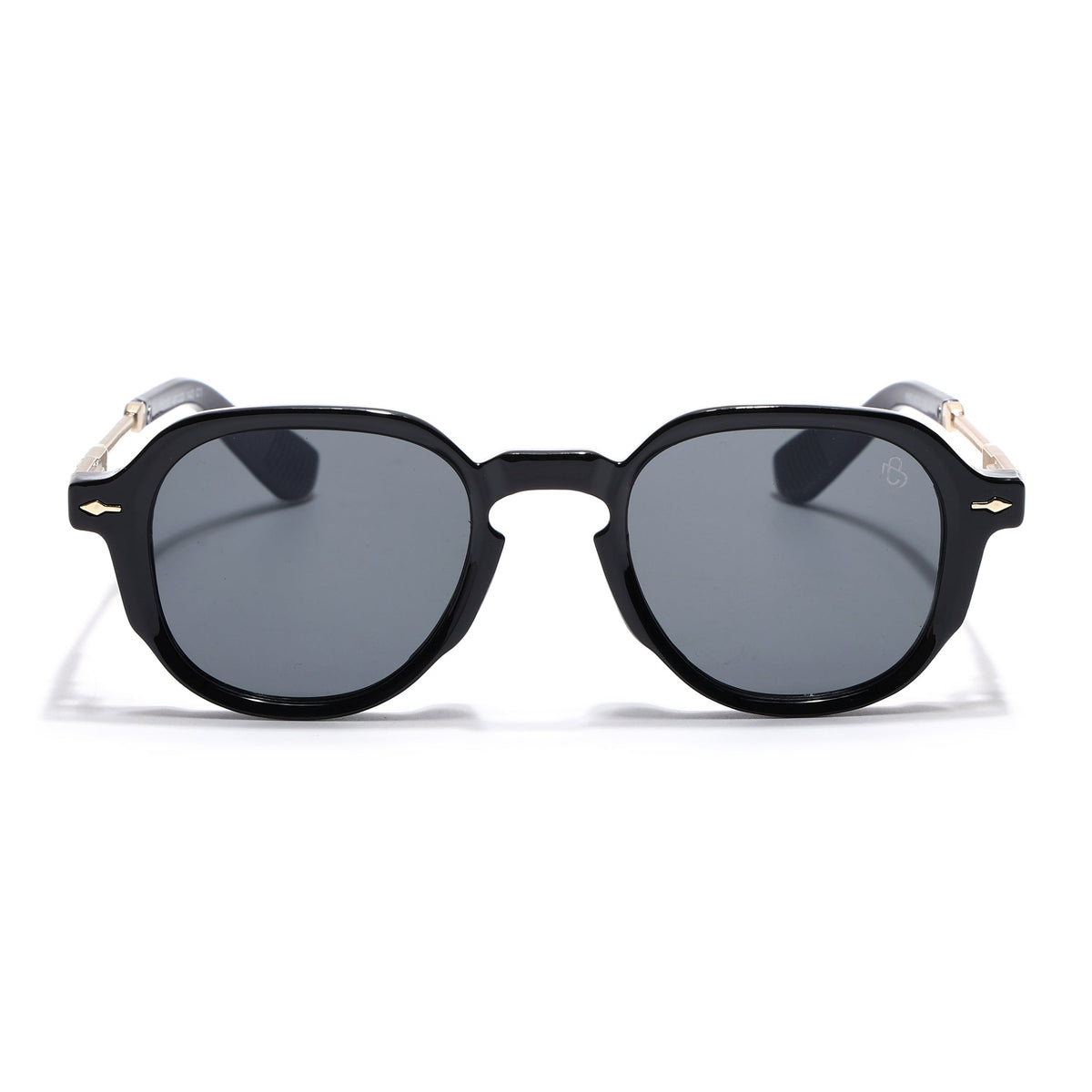 Pearl Black Wayfarer Sunglasses for Men and Women - Style 2216 - view 3