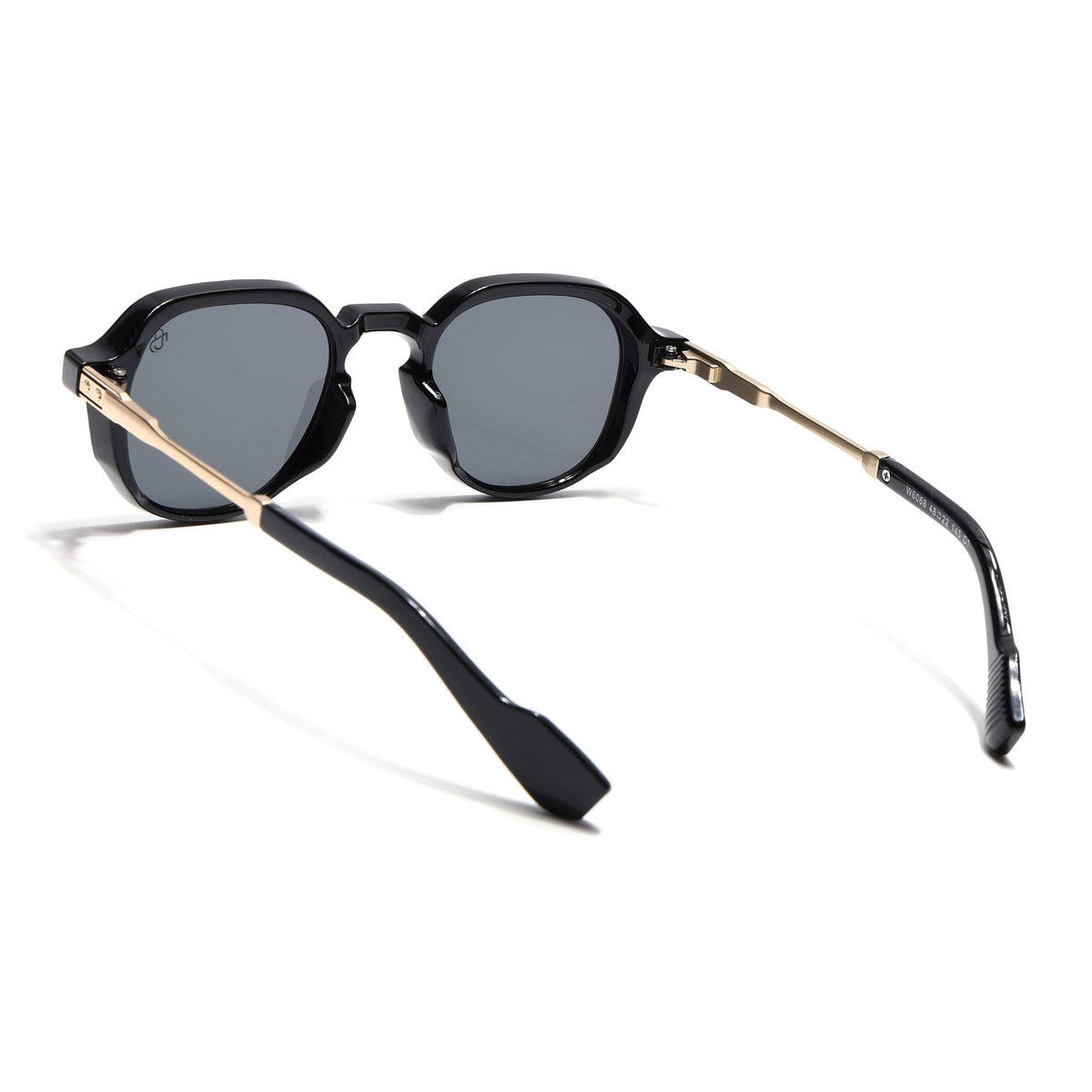 Pearl Black Wayfarer Sunglasses for Men and Women - Style 2216 - view 5