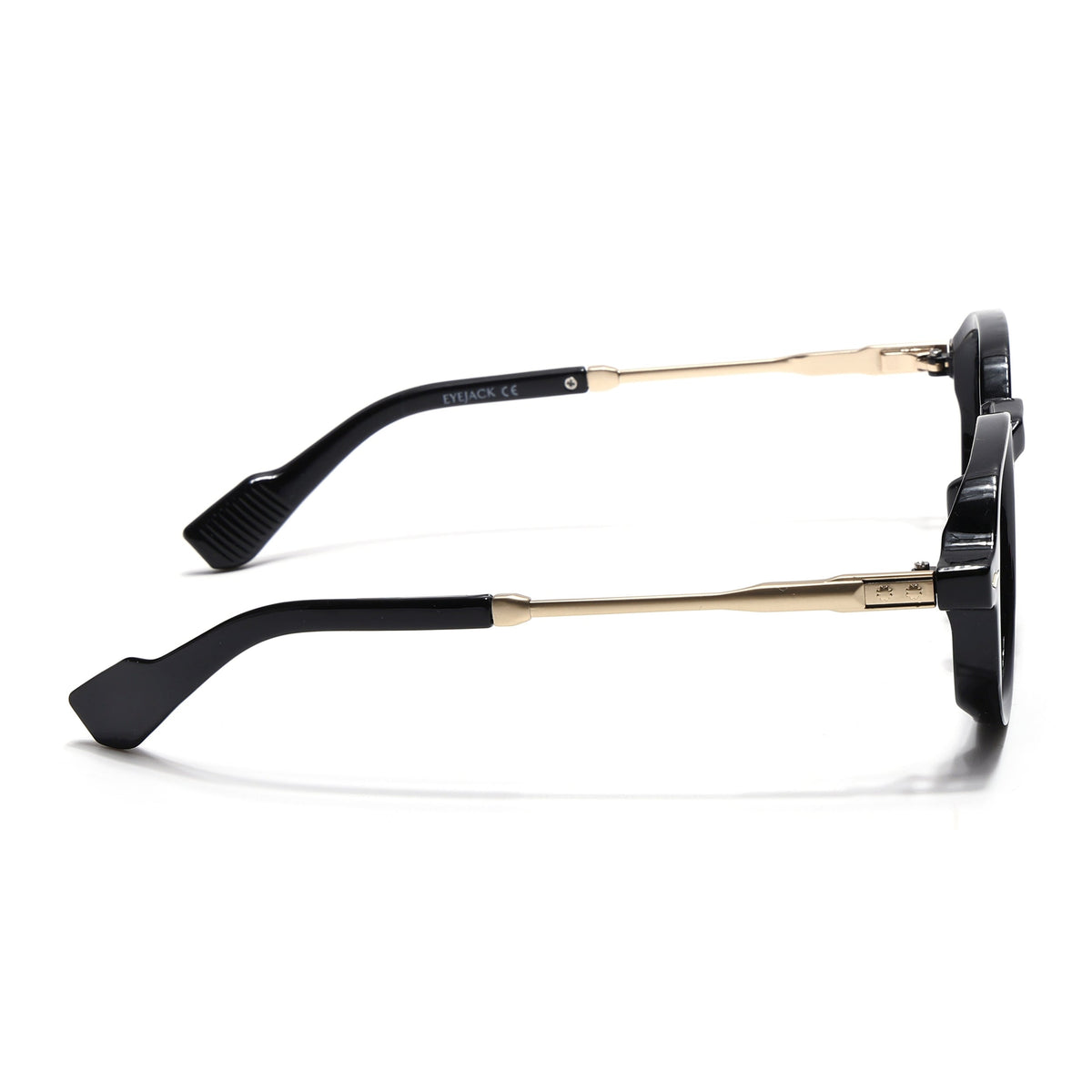 Pearl Black Wayfarer Sunglasses for Men and Women - Style 2216 - view 6