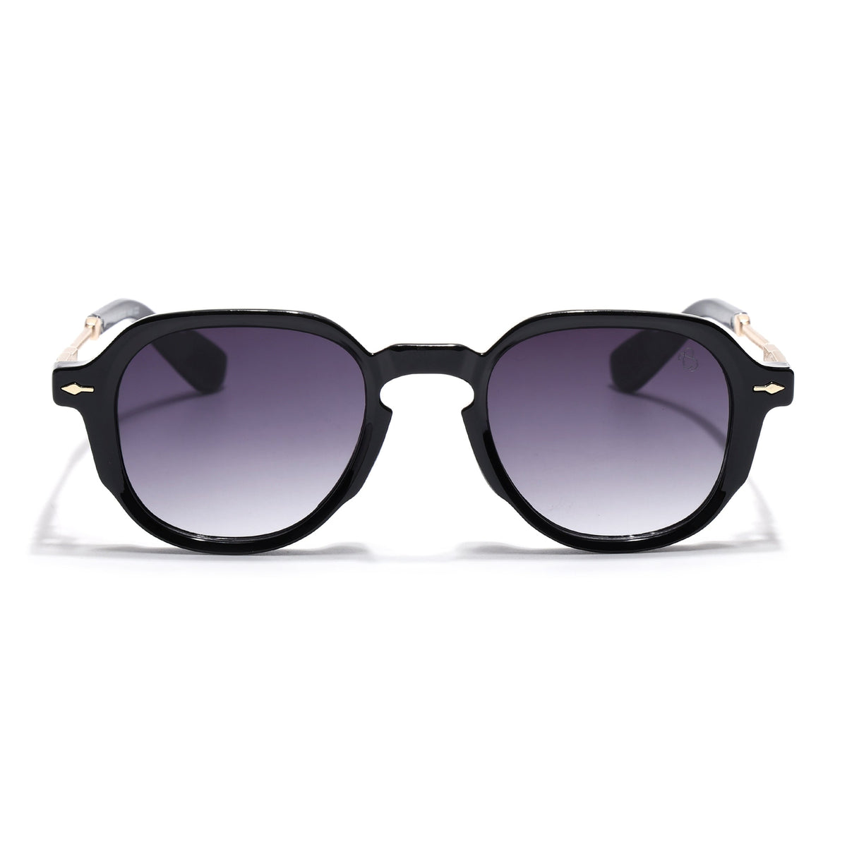 Pearl Black Wayfarer Sunglasses for Men and Women - Style 2217 - view 3