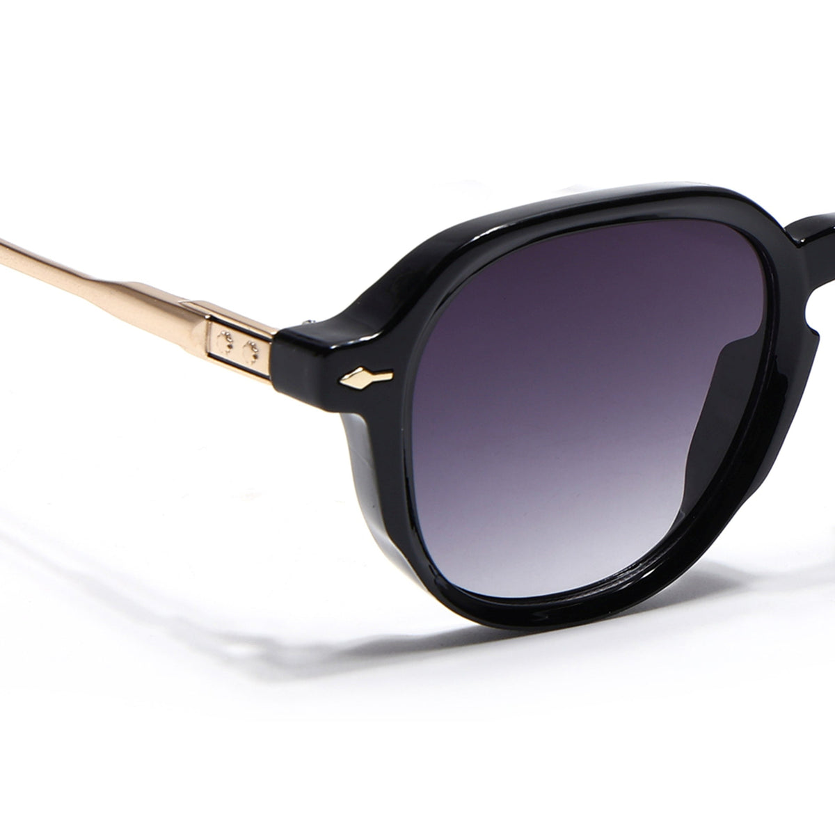 Pearl Black Wayfarer Sunglasses for Men and Women - Style 2217 - view 4