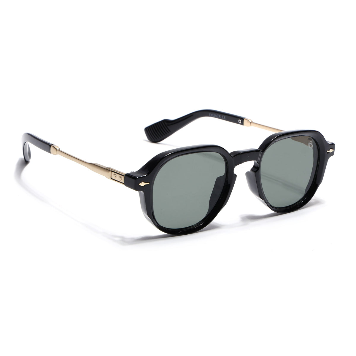 Pearl Black Wayfarer Sunglasses for Men and Women - Style 2218 - view 2
