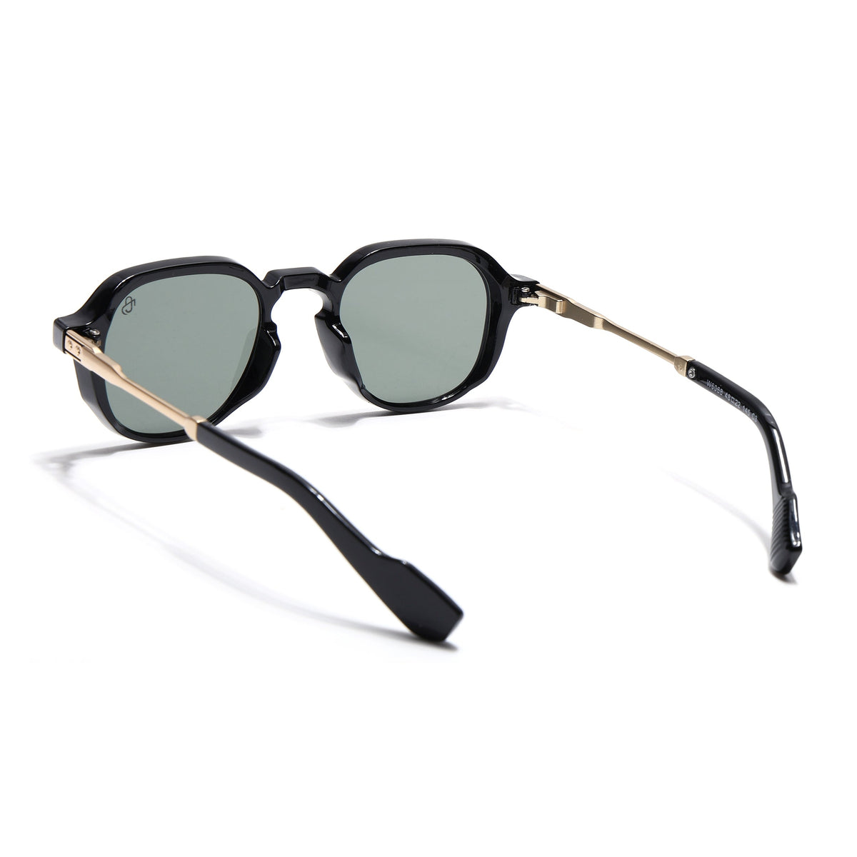 Pearl Black Wayfarer Sunglasses for Men and Women - Style 2218 - view 5