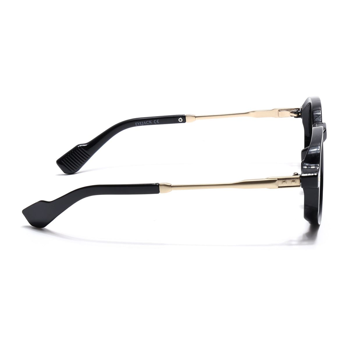 Pearl Black Wayfarer Sunglasses for Men and Women - Style 2218 - view 6
