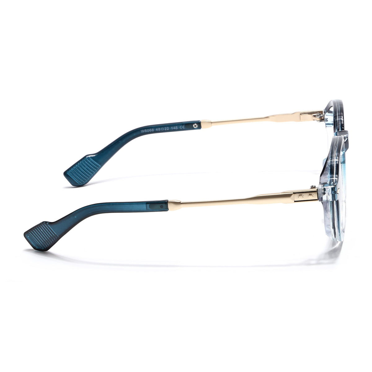 Pearl Blue & Clear Wayfarer Sunglasses for Men and Women - view 6