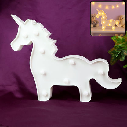 Unicorn Shaped Led Decorative Night Light (1 Pc)