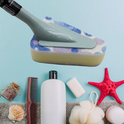 Universal Triangular Sponge Brush with Long Handle