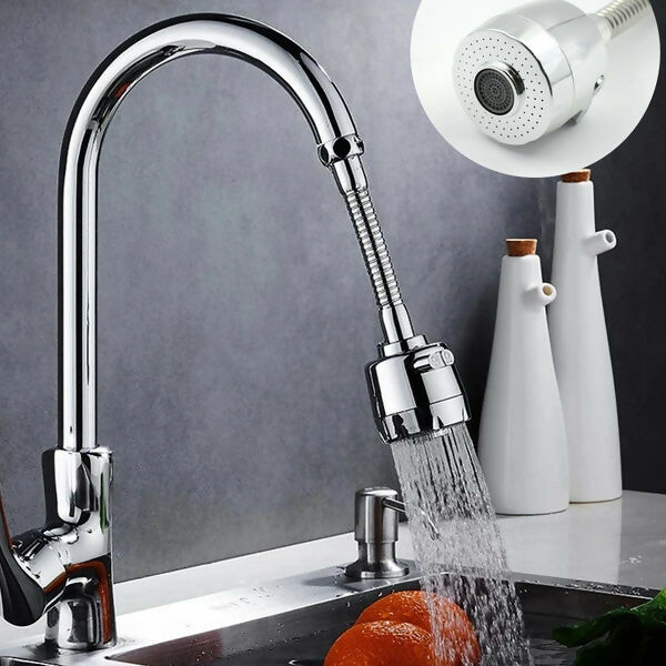 360° Rotating Faucet Sprayer with 6 Water-Saving Splash-Proof Tap Extender for Kitchen & Bathroom ABHI Mobiles