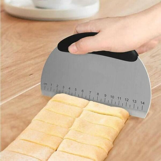 P-plus international scraper multi-purpose stainless steel dough scraper - HalfPe