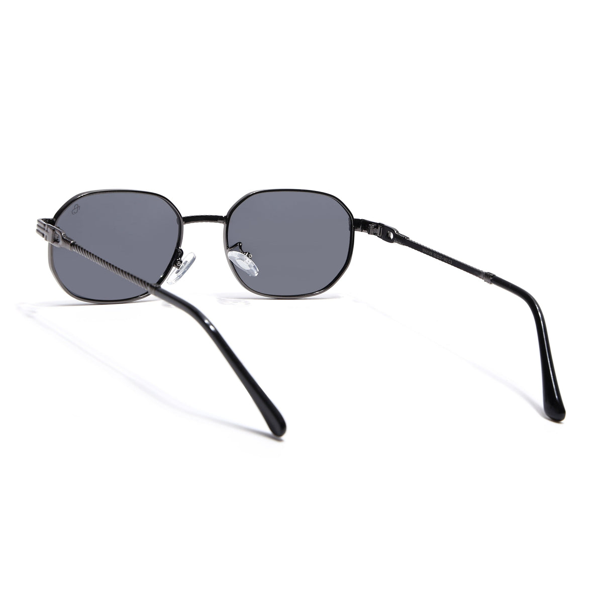 Imperial Grey Rectangle Sunglasses for Men and Women - view 6