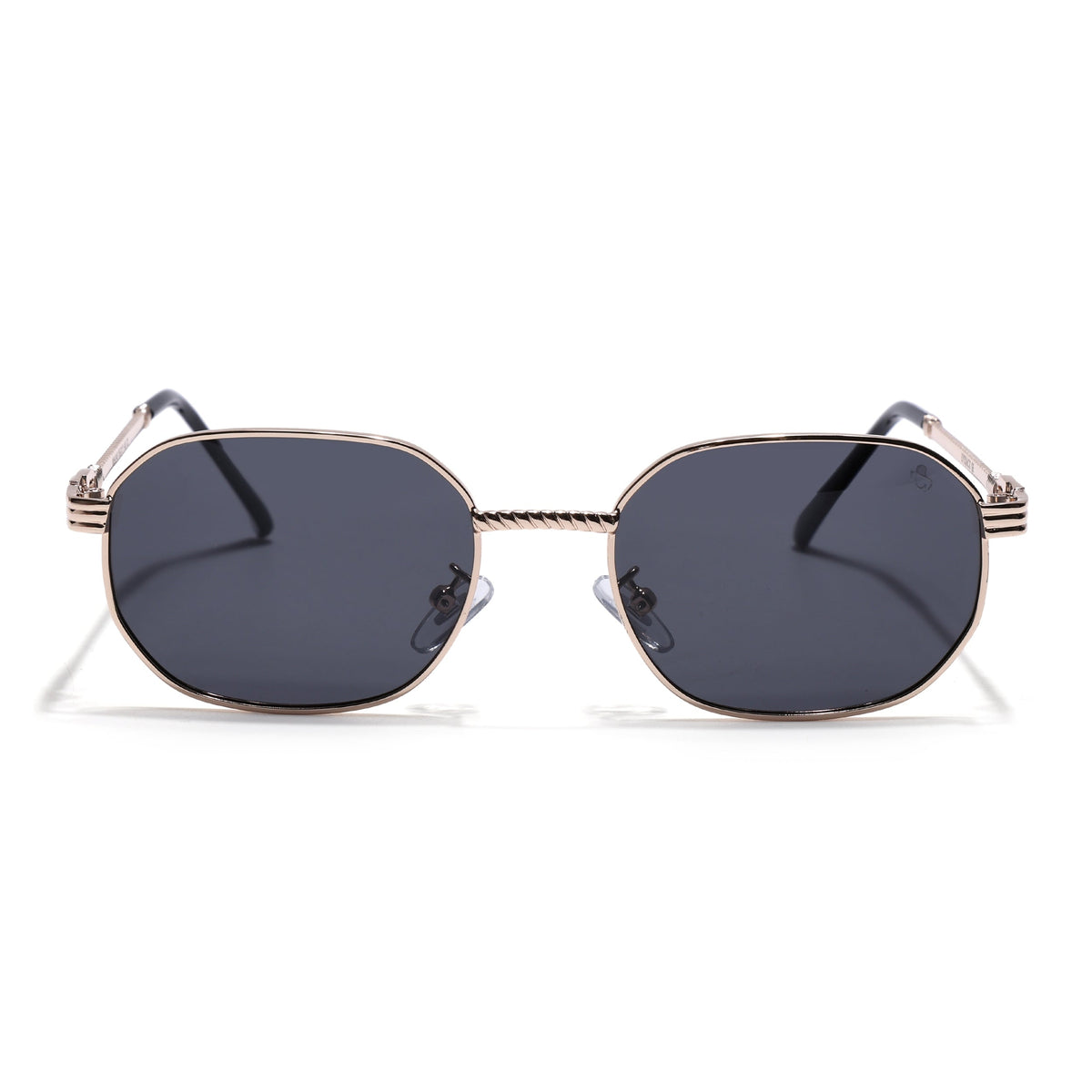 Imperial Golden Rectangle Sunglasses for Men and Women - view 3