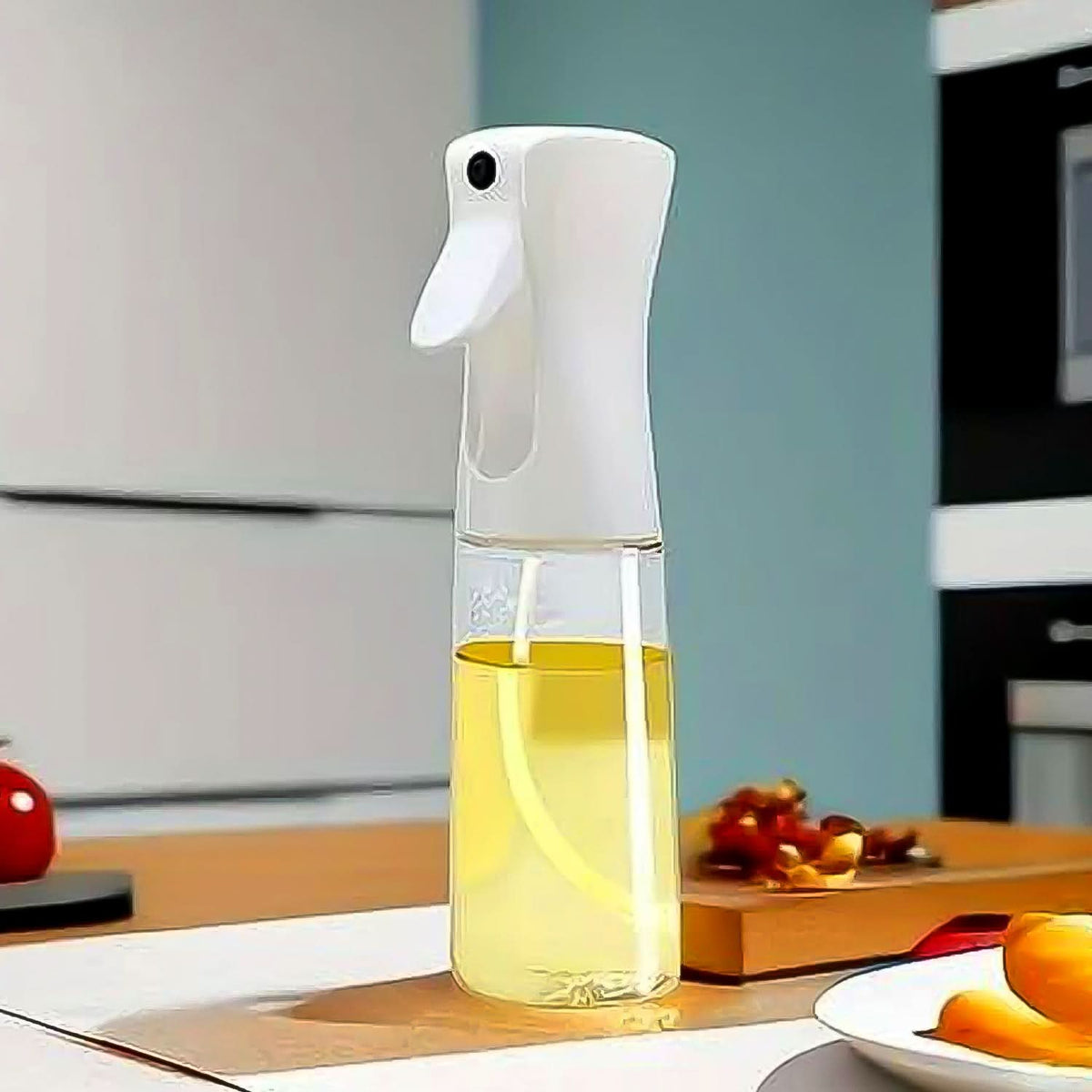 Plastic Oil Spray Bottle Versatile Kitchen Gadgets (250 Ml Approx  With White Box) HP DD