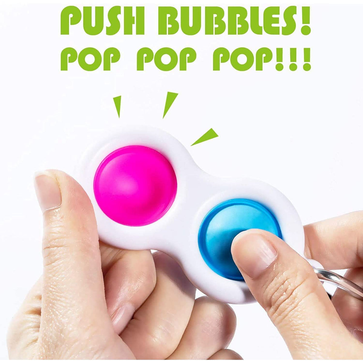 Simple Dimple Fidget Toy Mini Keychain HP DD