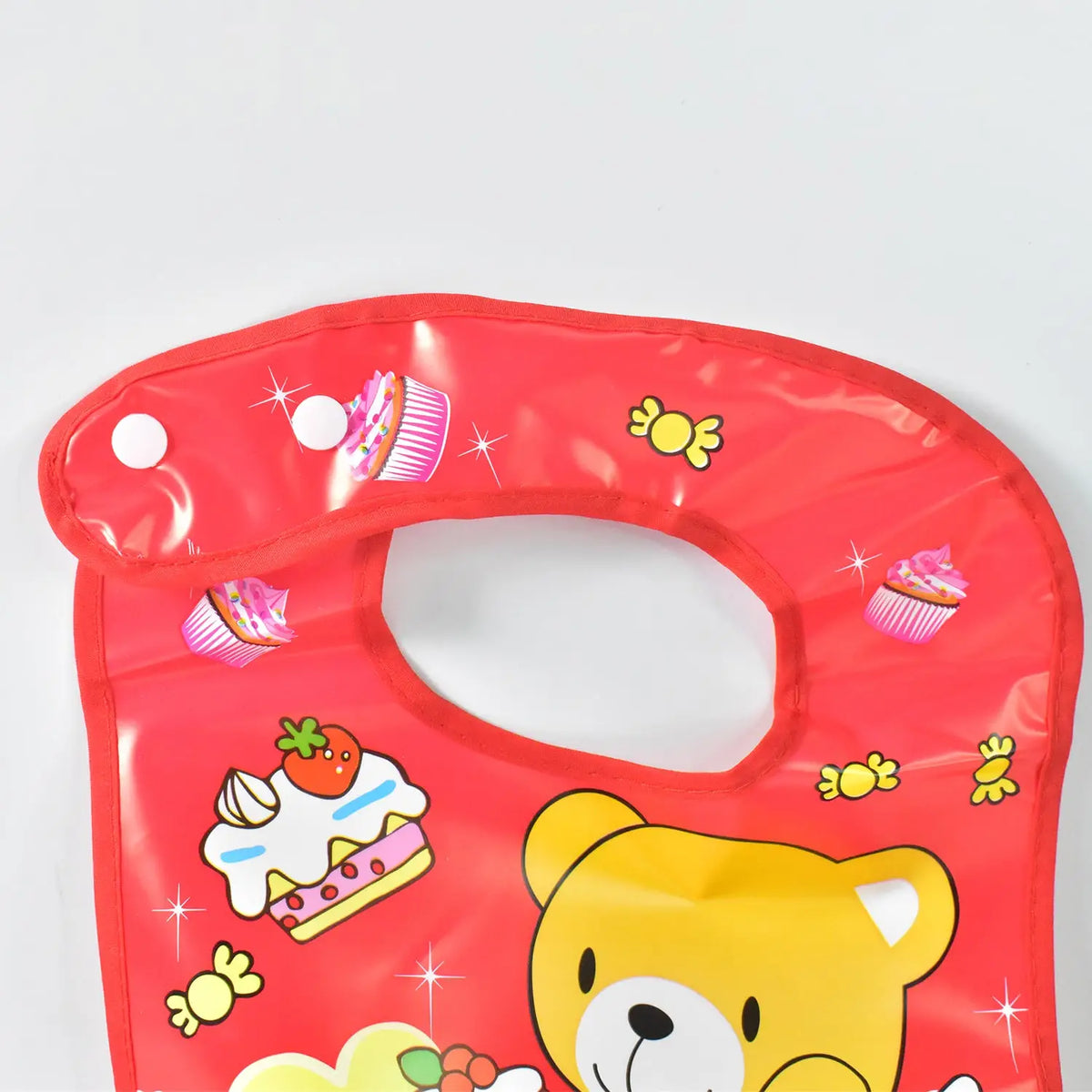 Multifunctional Waterproof Bpa Free Reusable Soft Fabric Plastic Baby Bib (1 Pc) HP DD