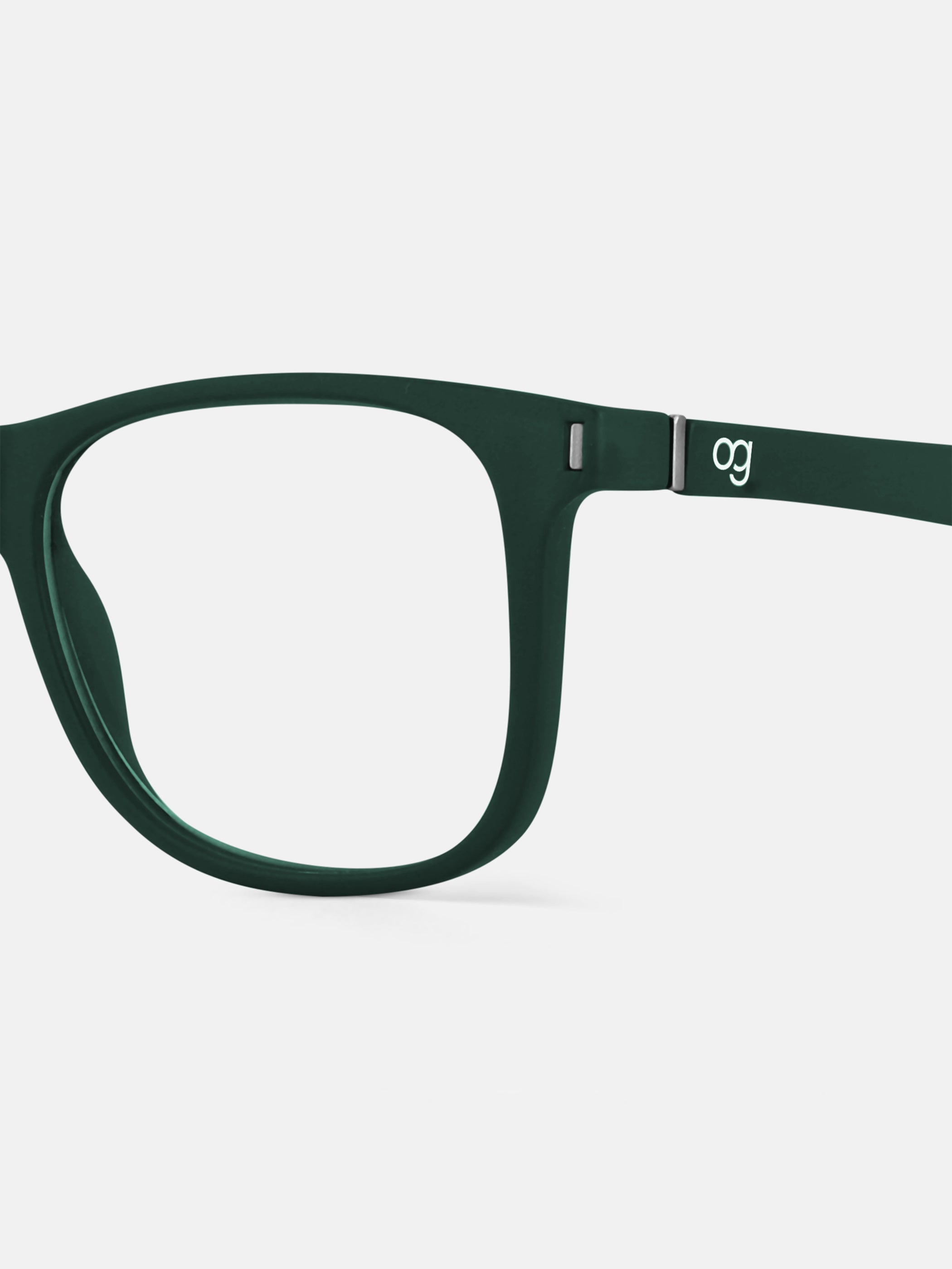Green Noir Square Blue Screen Glasses - View 12
