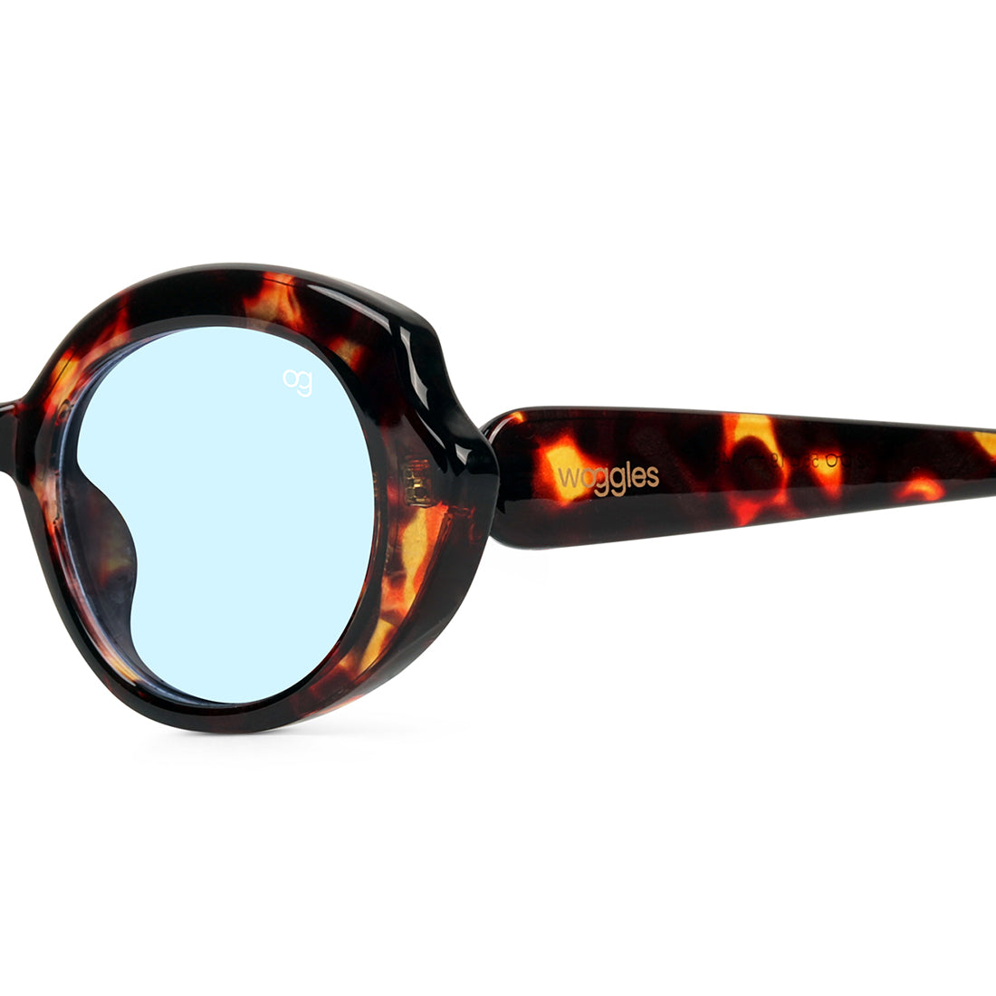 Blue WOCN Collection Polarized Sunglasses - View 2