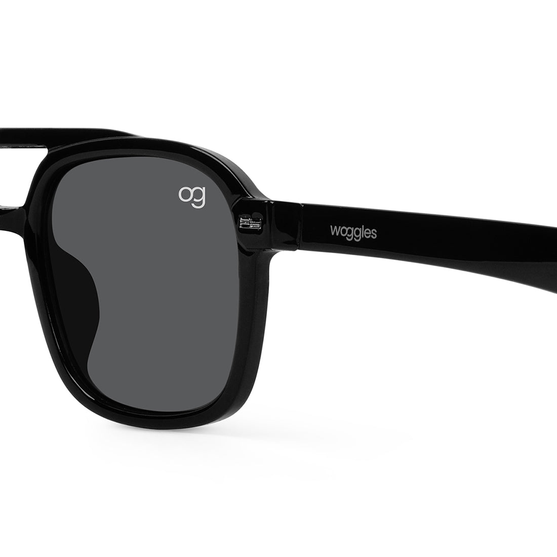 Black WOCN Collection Polarized Sunglasses - View 7