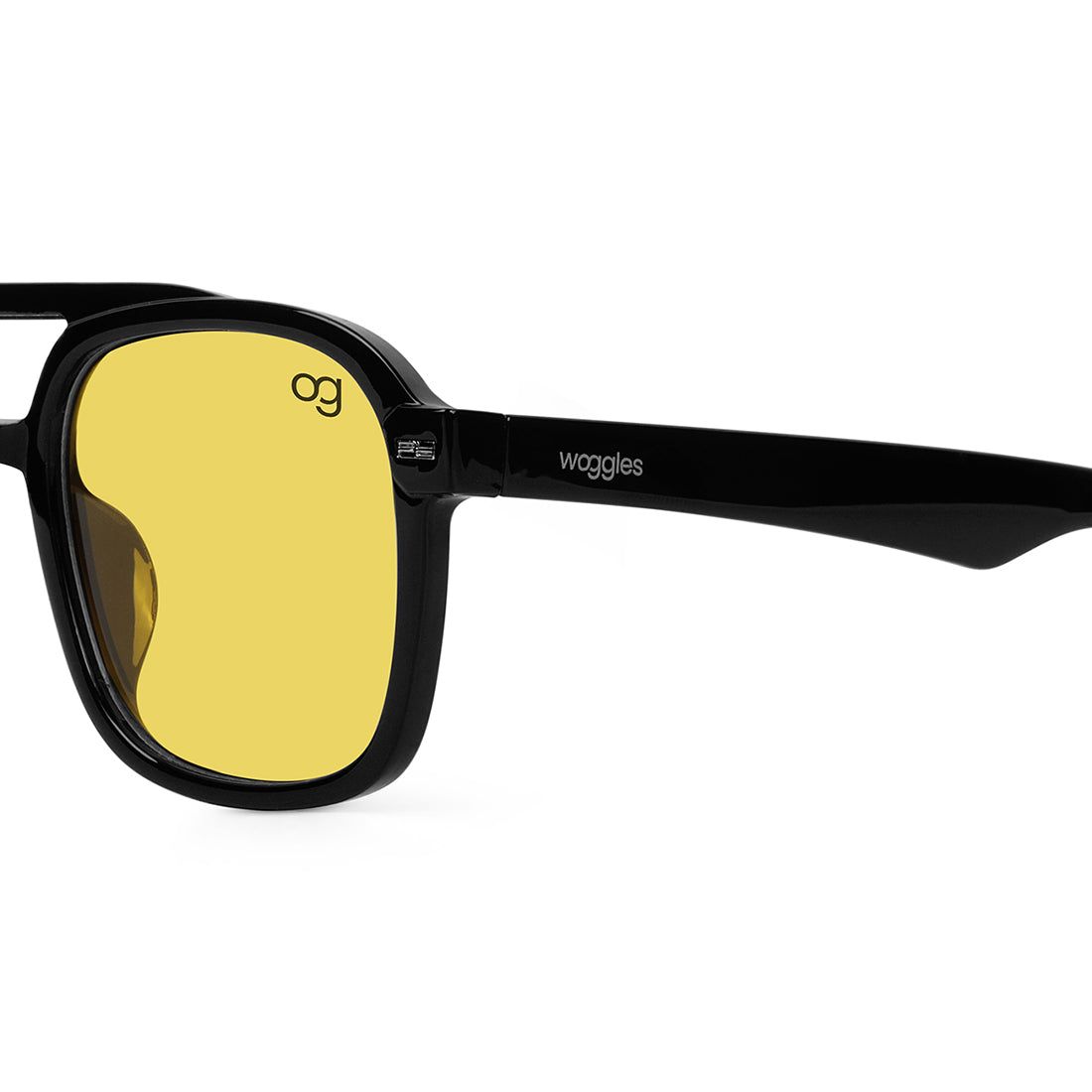 Yellow WOCN Collection Polarized Sunglasses - View 12