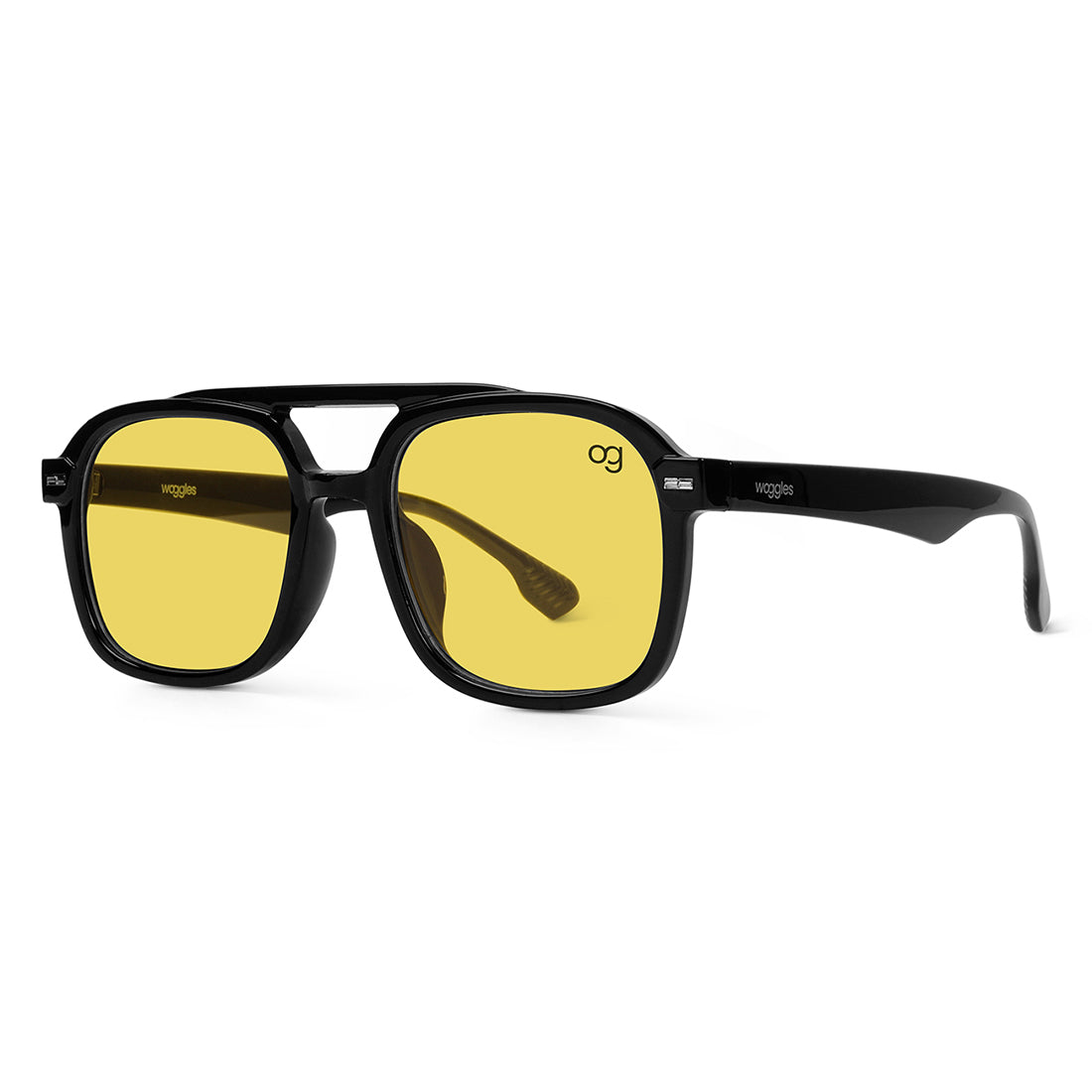Yellow WOCN Collection Polarized Sunglasses - View 14