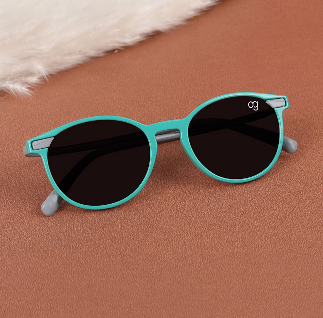Black Sugarglint Kids Wayfarer Sunglasses