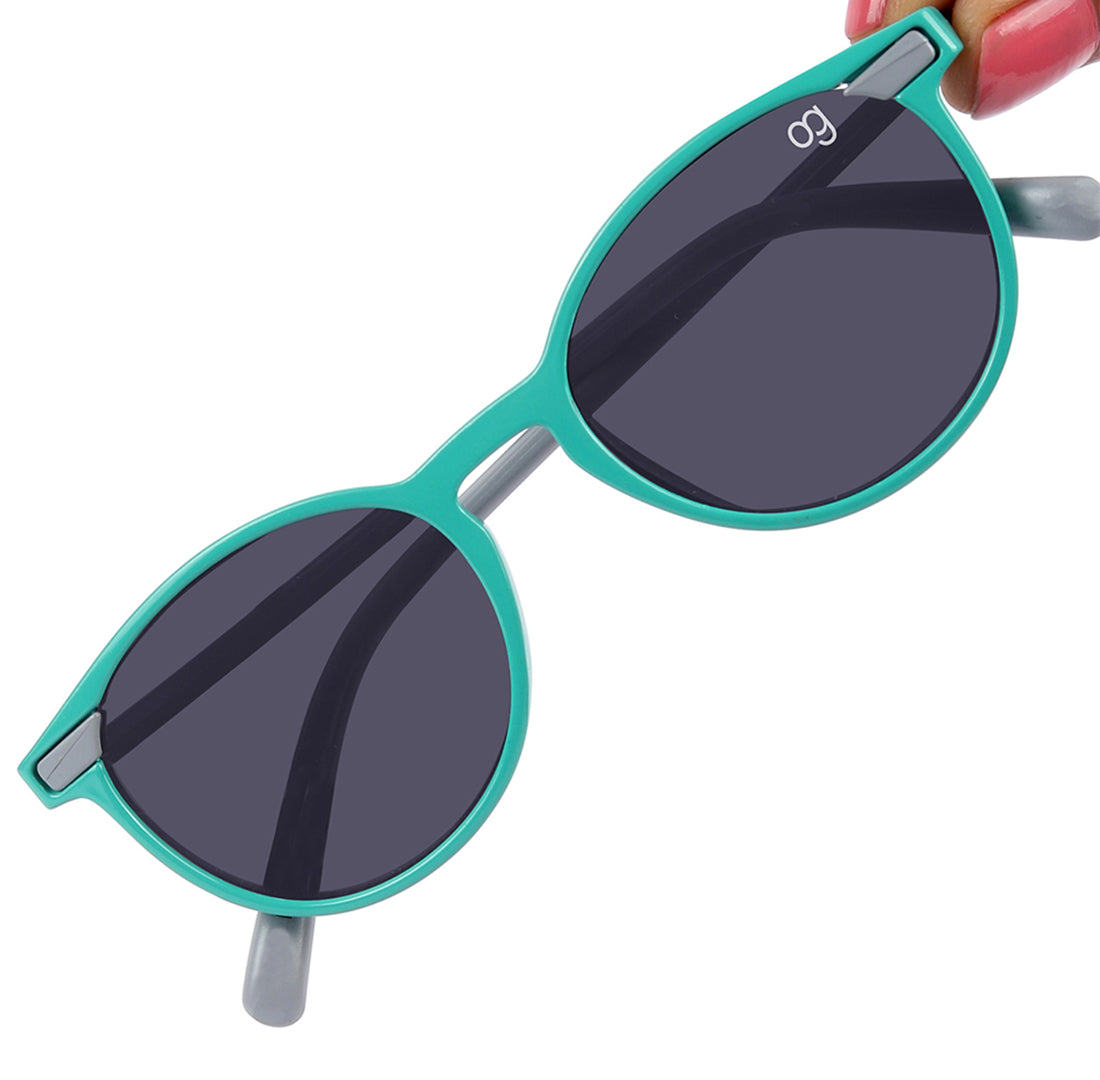 Black Sugarglint Kids Wayfarer Sunglasses - View 4