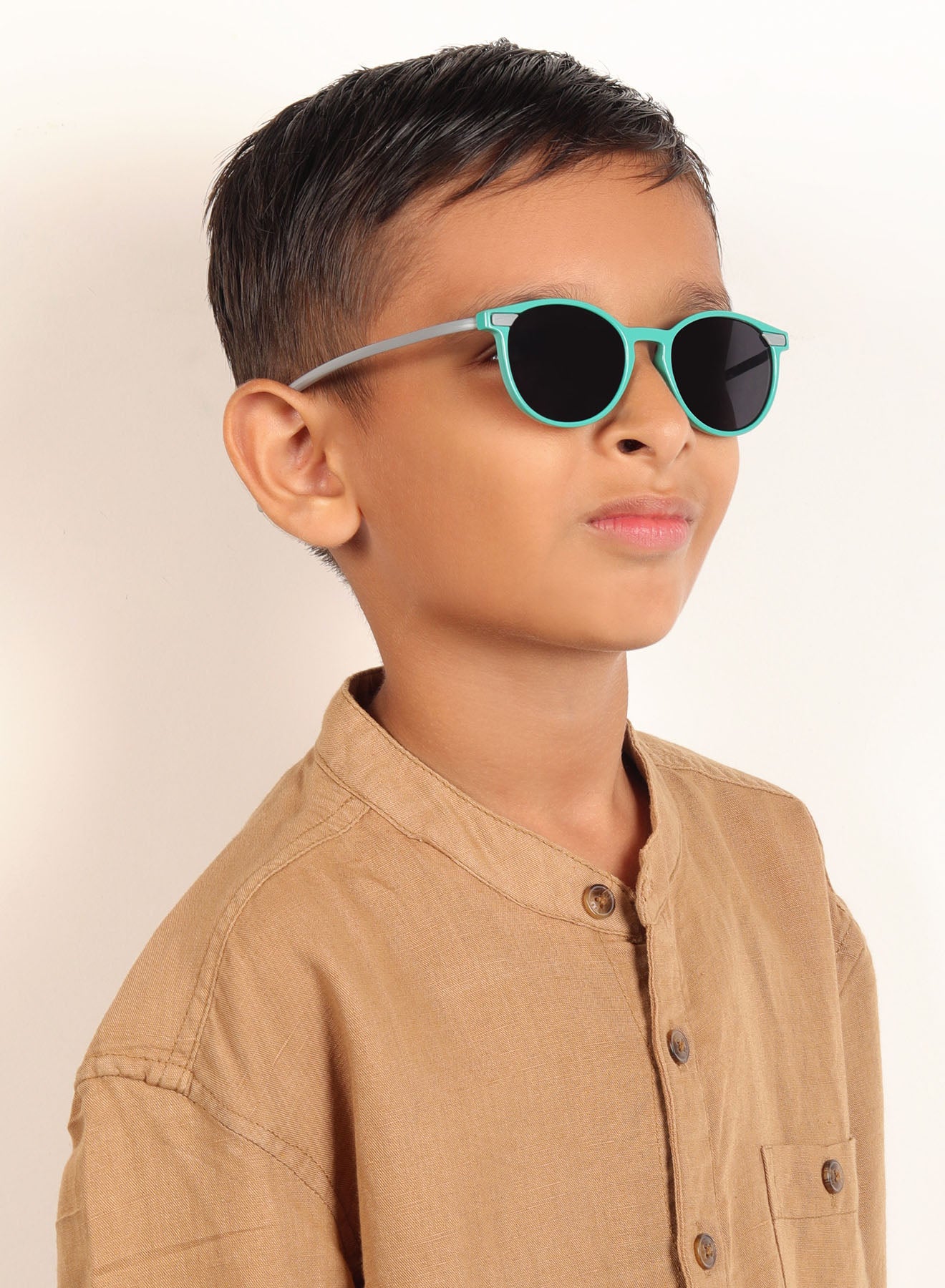 Black Sugarglint Kids Wayfarer Sunglasses - View 3