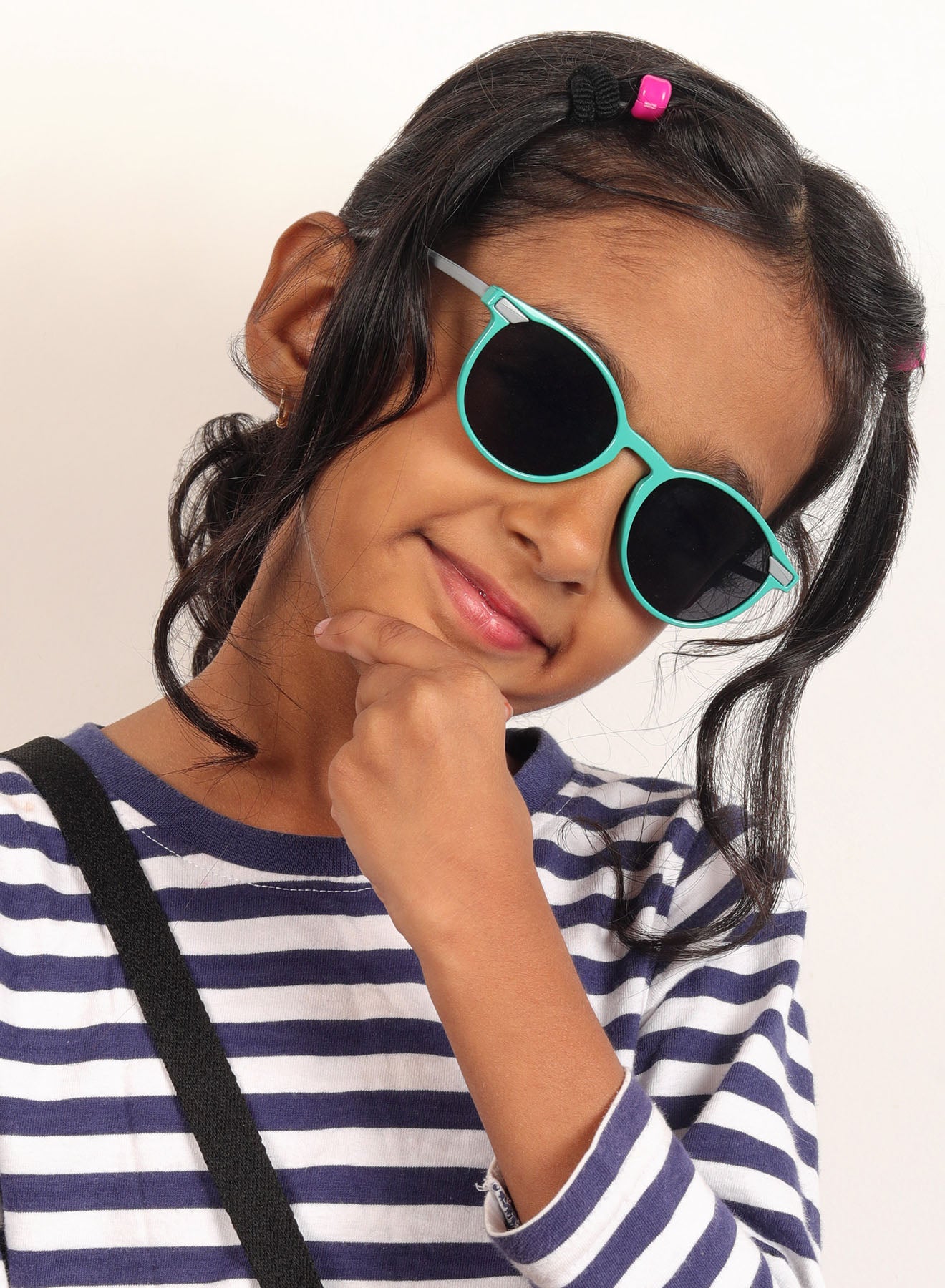 Black Sugarglint Kids Wayfarer Sunglasses - View 5