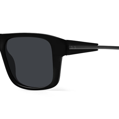 Black Cityglide Polarized Wayfarer Sunglasses - View 2