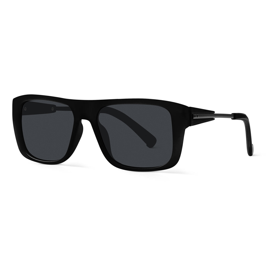 Black Cityglide Polarized Wayfarer Sunglasses - View 5