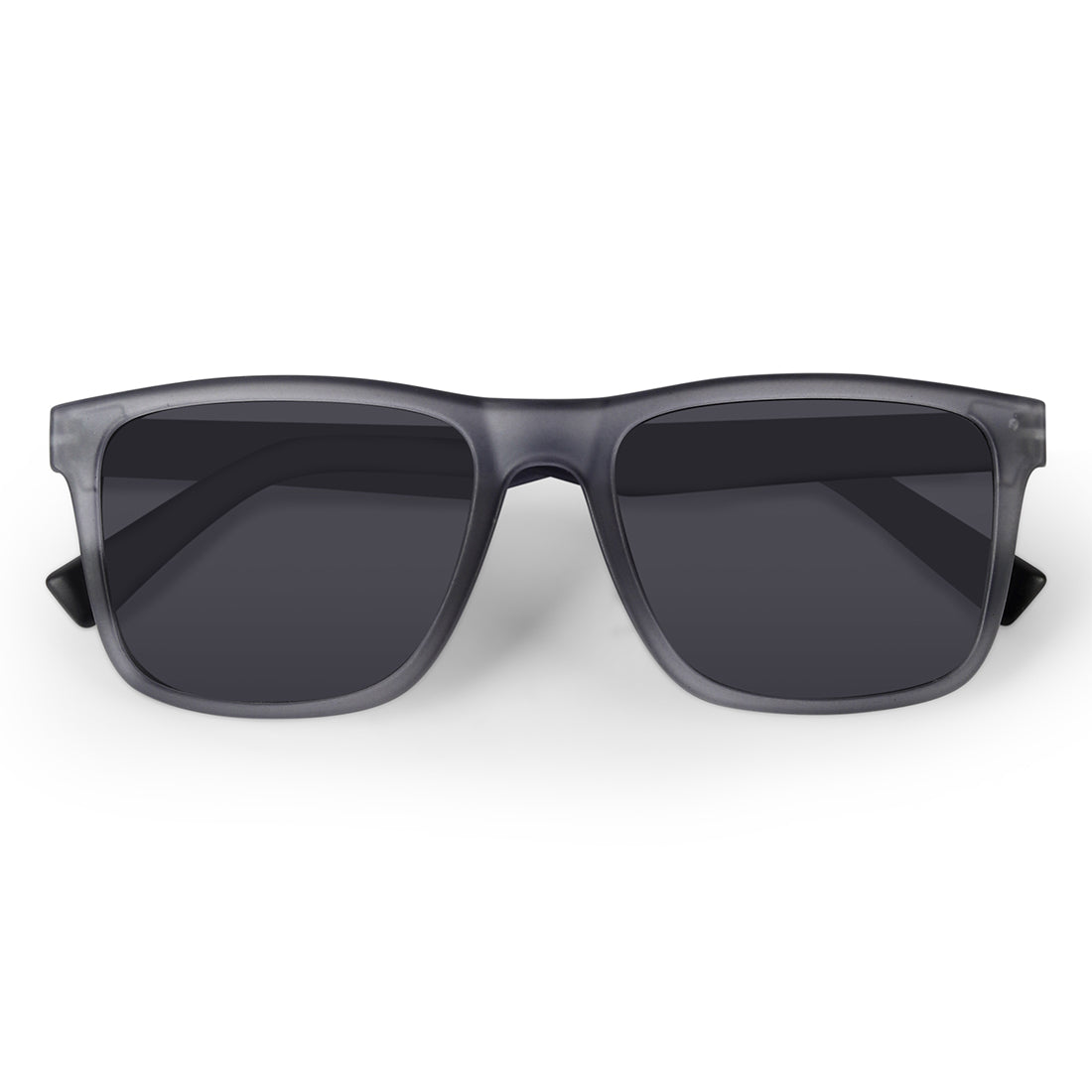 Grey Auralite Polarized Square Sunglasses - View 3