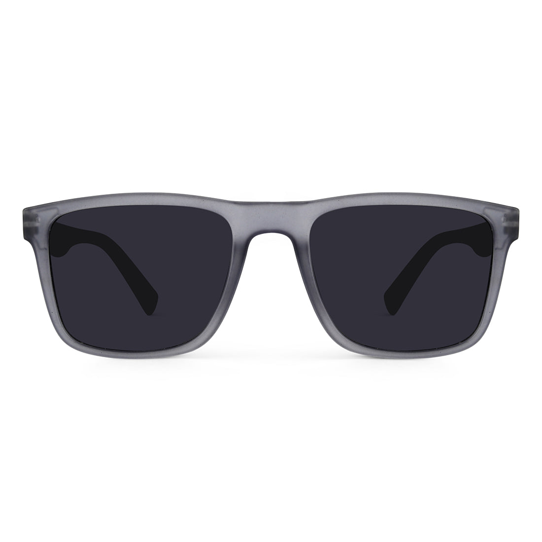 Grey Auralite Polarized Square Sunglasses - View 4