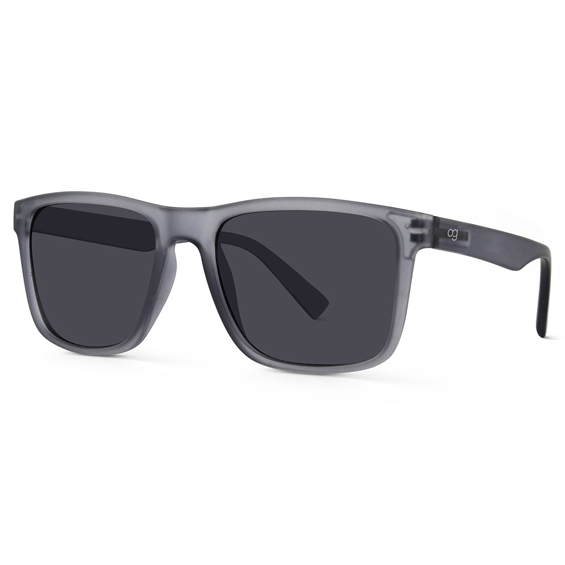 Grey Auralite Polarized Square Sunglasses - View 5