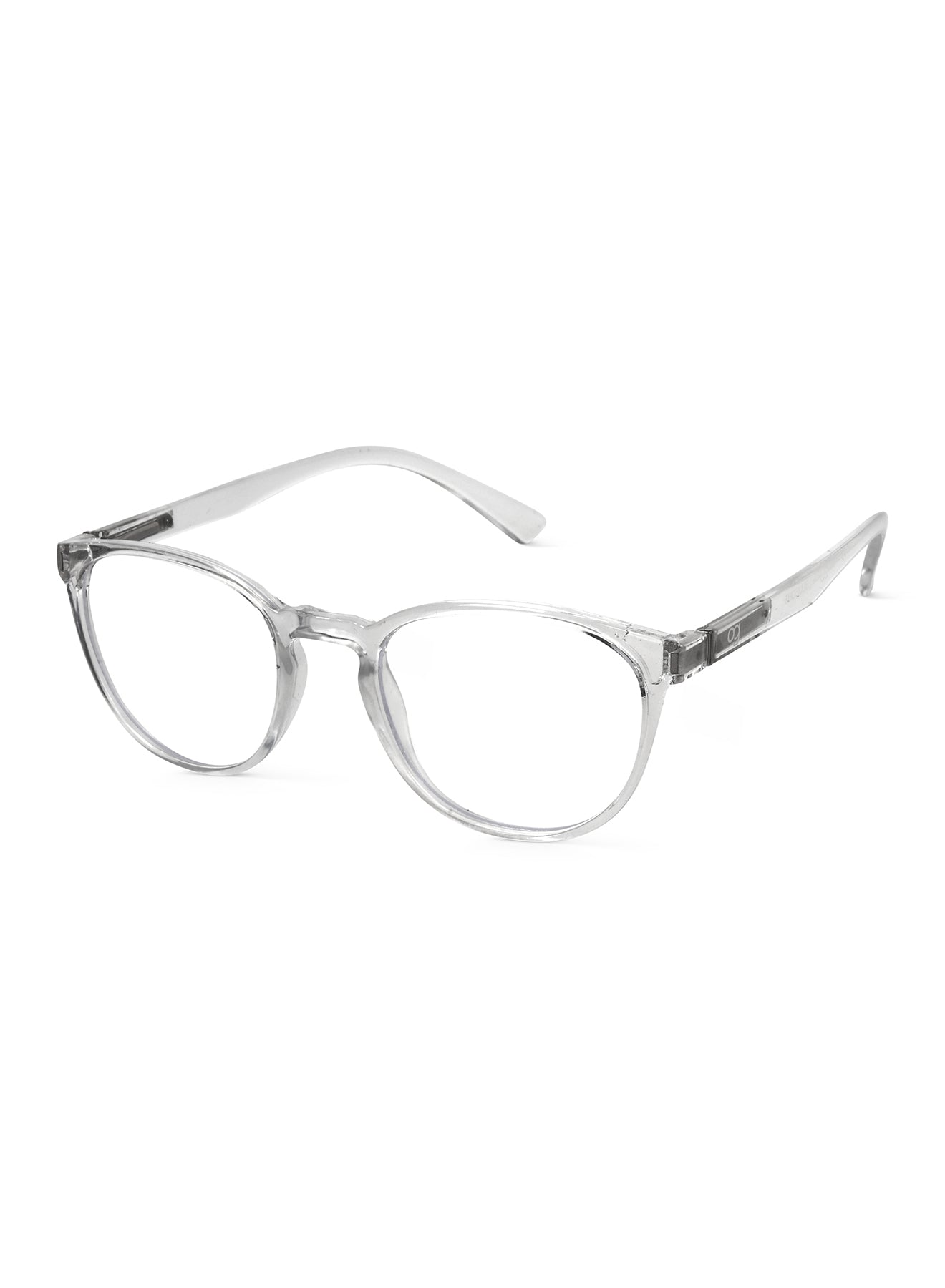 Transparent Noctra Round Blue Screen Glasses