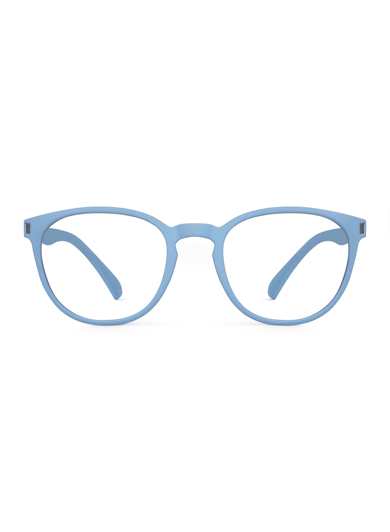 Light Blue Noctra Round Blue Screen Glasses - View 18