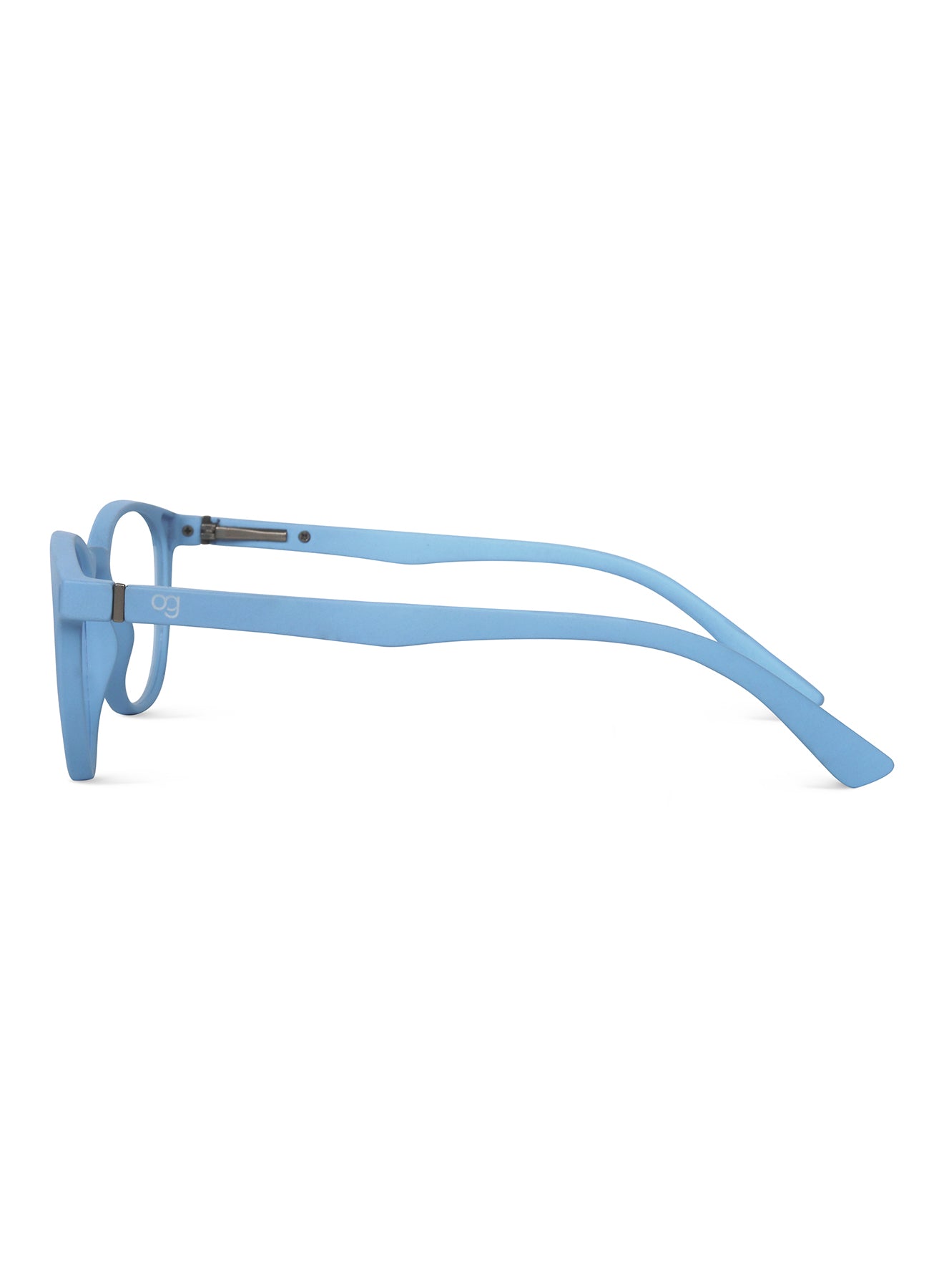 Light Blue Noctra Round Blue Screen Glasses - View 20