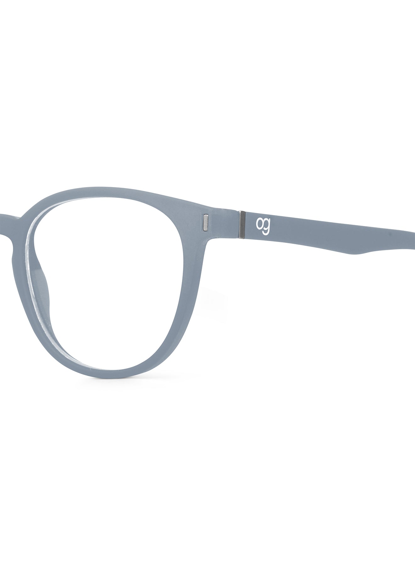 Grey Noctra Round Blue Screen Glasses - View 23