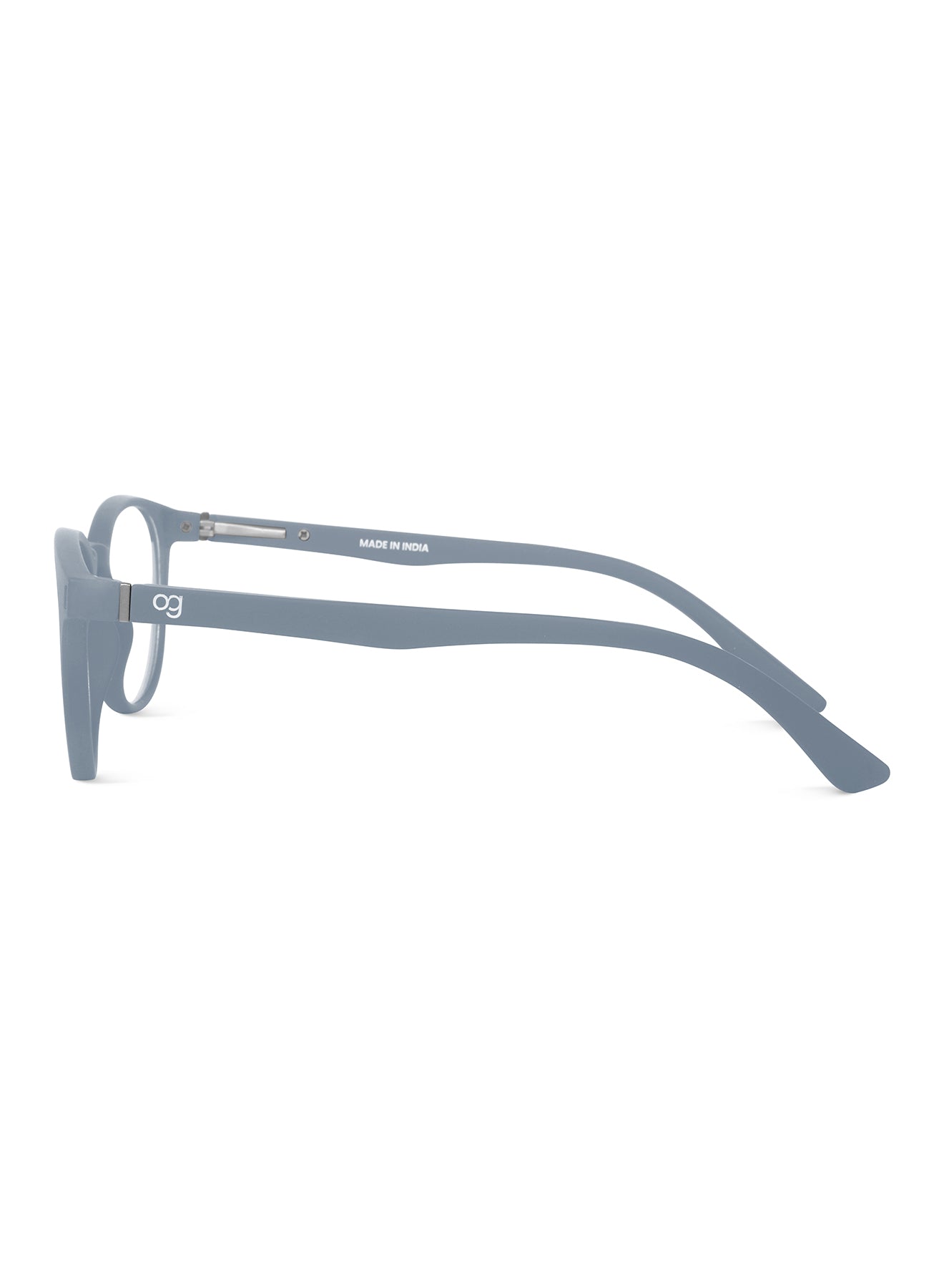 Grey Noctra Round Blue Screen Glasses - View 25