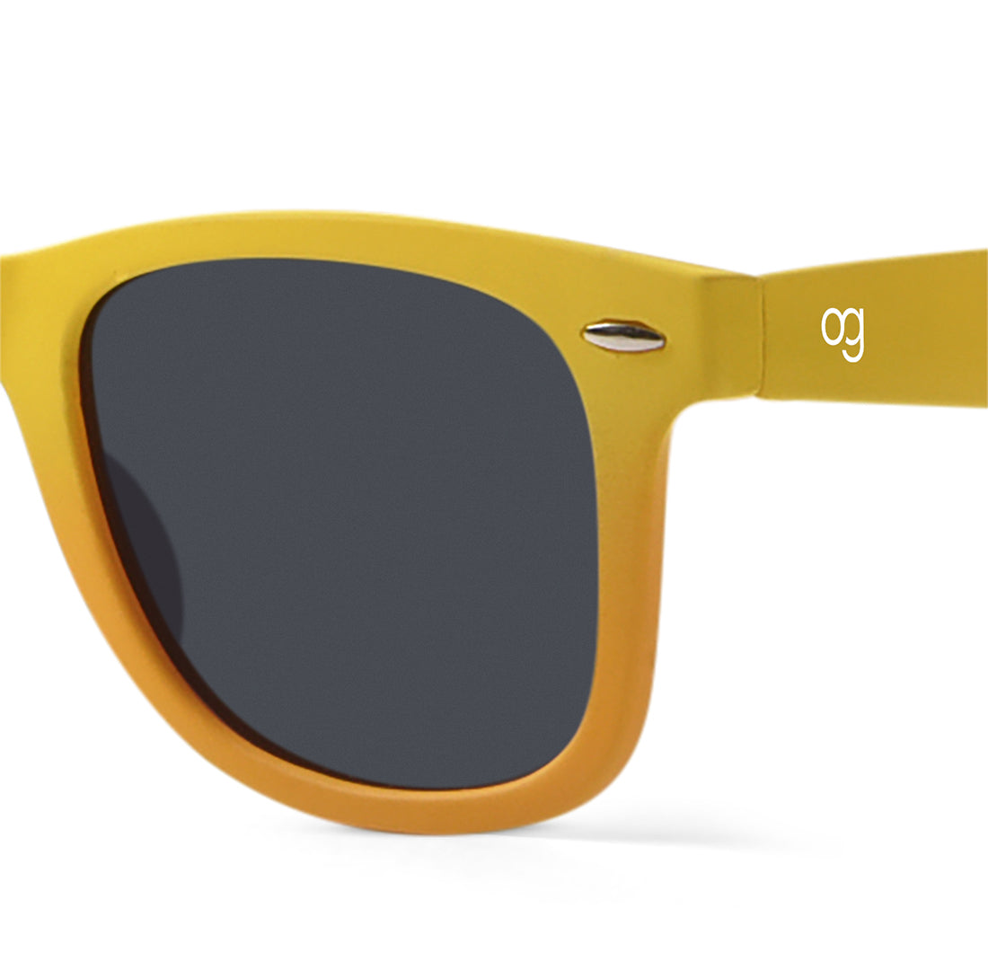 Yellow Classic Collection Wayfarer Sunglasses - View 18