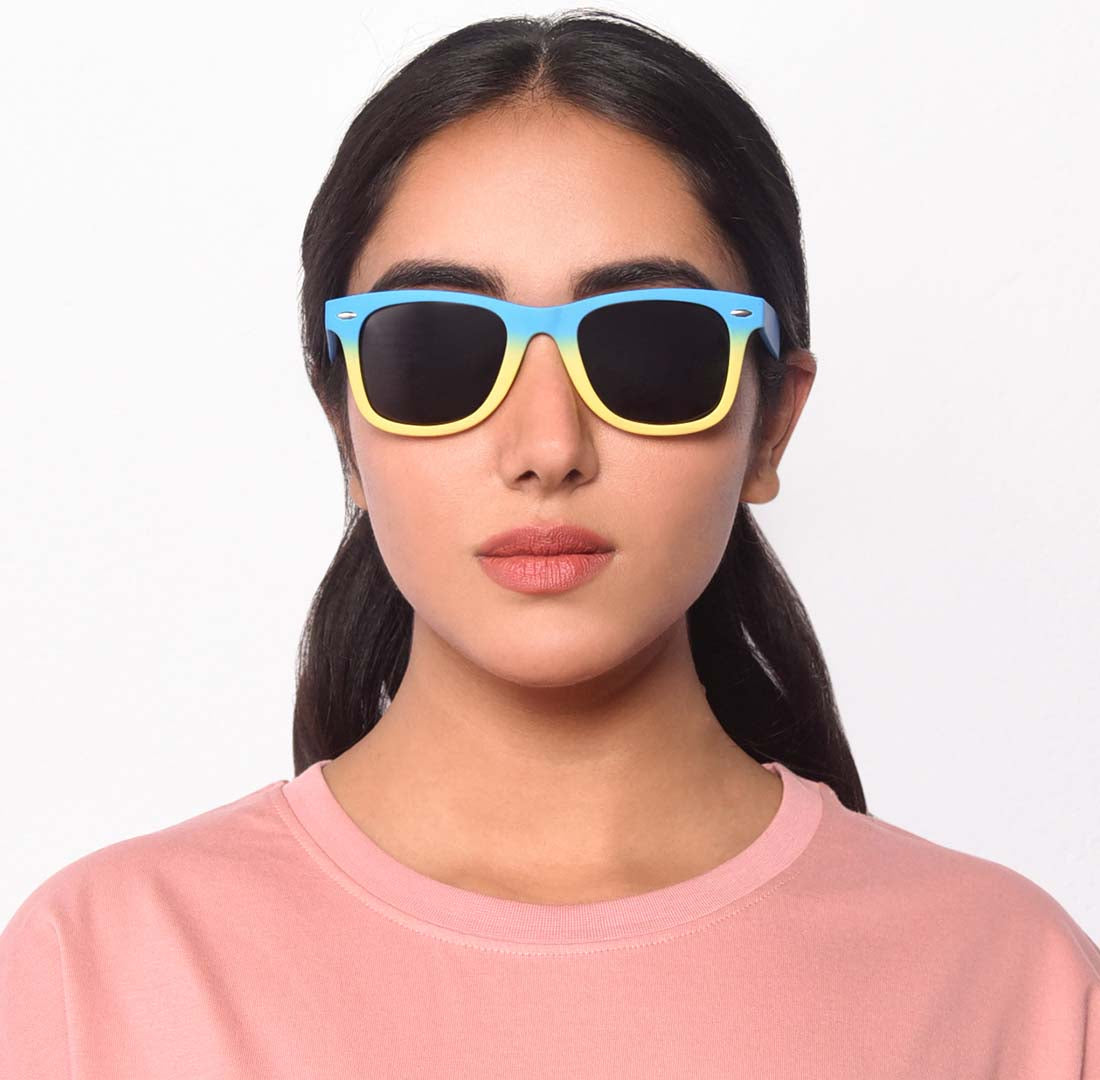 Black Classic Collection Wayfarer Sunglasses - View 4