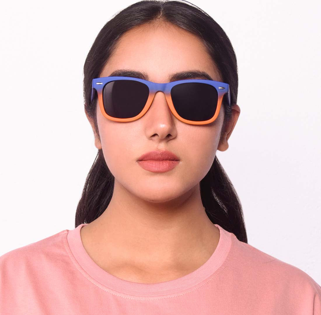 Blue Classic Collection Wayfarer Sunglasses - View 15